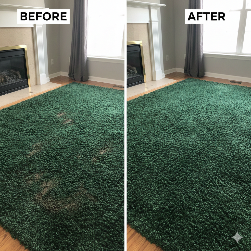 Carpet after cleaning